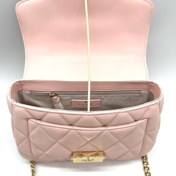 Kate Spade Carey Small Quilted Flap Shoulder Crossbody Bag - Picture 8 of 10